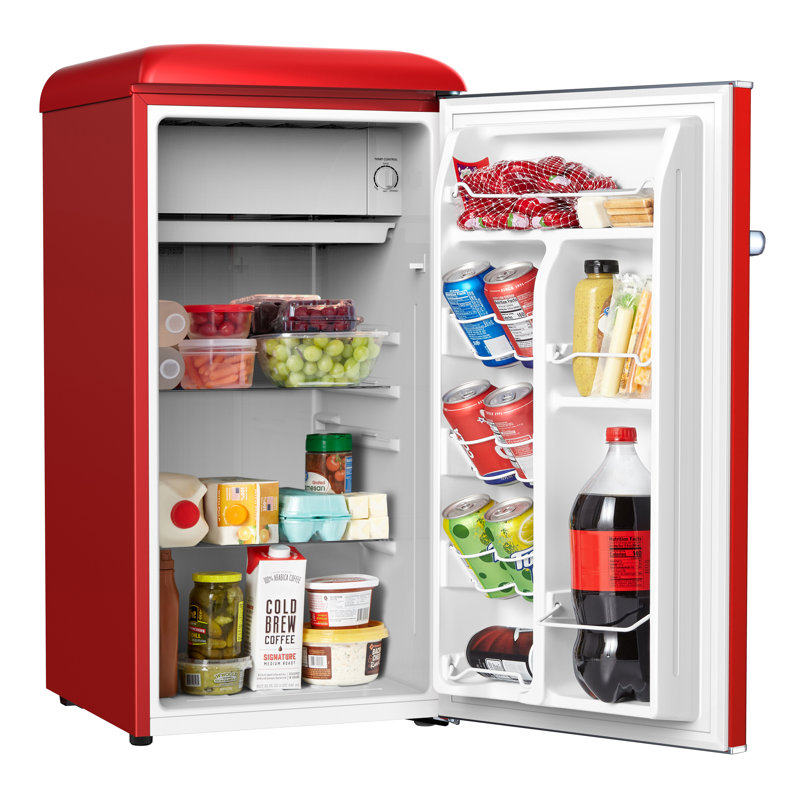 Galanz Retro 3.3 cu. ft. Freestanding Mini Fridge with Freezer & Reviews